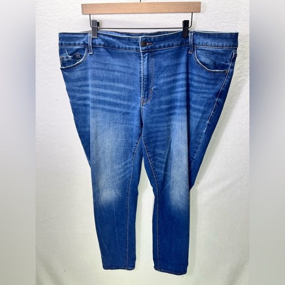 Old Navy Mid Rise Pop Icon Skinny Jeans Womens 22W Plus size Stretch Denim 1959 - Picture 1 of 8